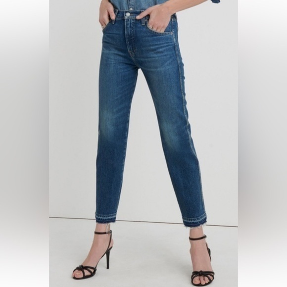 Lucky Brand Mid-Rise Authentic Straight Crop size 31, good used condition - Picture 1 of 10